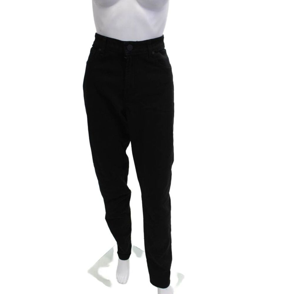 Monfrere Womens Black High Rise Jeans 34 Inseam 90s Size 33